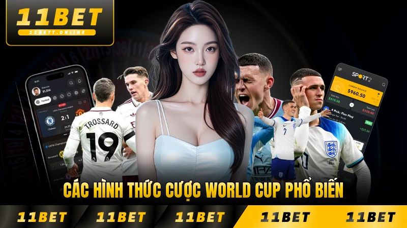 Các hình thức cược World Cup phổ biến nhất chi tiết